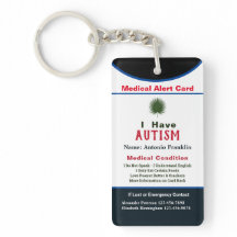 Custom Medical Alert Emergency Contact Card