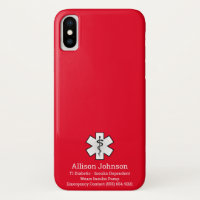 Custom Medical Alert Phone Case