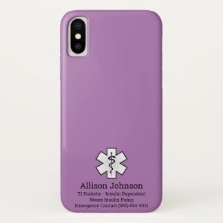 Custom Medical Alert Phone Case