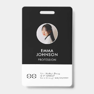 Custom Medical Personnel Photo ID Badge