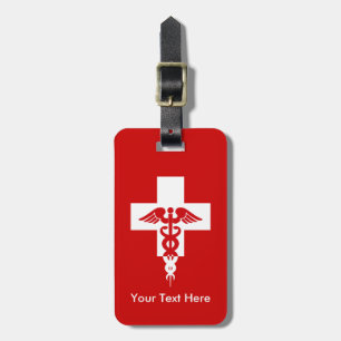 Custom Medical Professional luggage tag