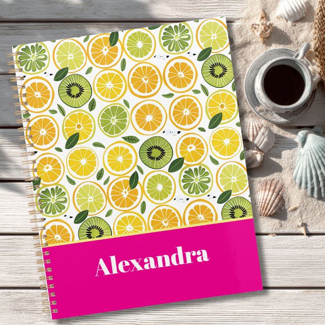 Custom Mediterranean Lemon Pattern Planner (Créateur téléchargé)