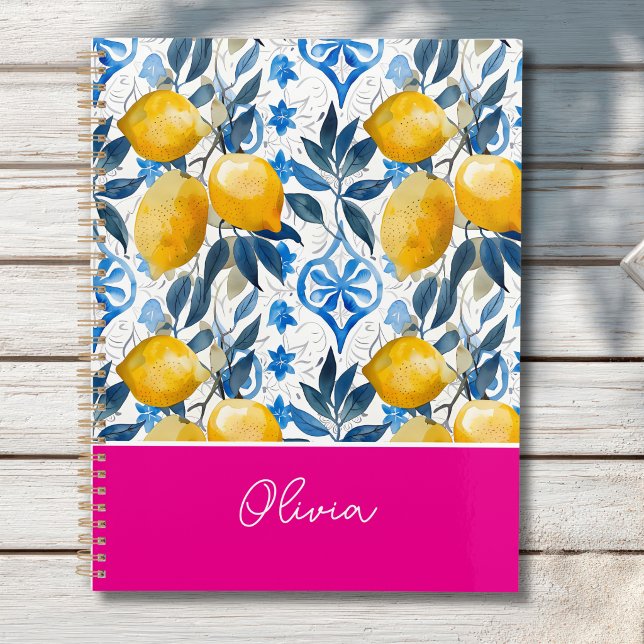 Custom Mediterranean Lemon Pattern Planner (Creator Uploaded)