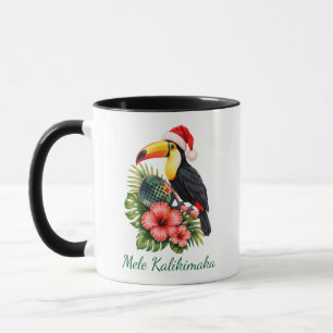 Custom Mele Kalikimaka Christmas Padel Player Name Mug