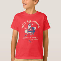 Custom Mele Kalikimaka Santa Hawaiian Christmas 