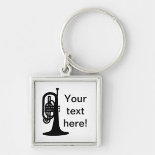 Custom Mellophone Keychain
