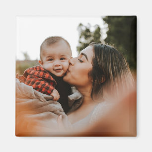 Custom memorable photo magnet