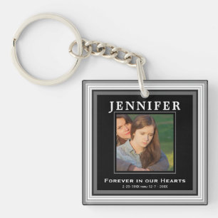 Custom Memorial   Keepsake Keychain