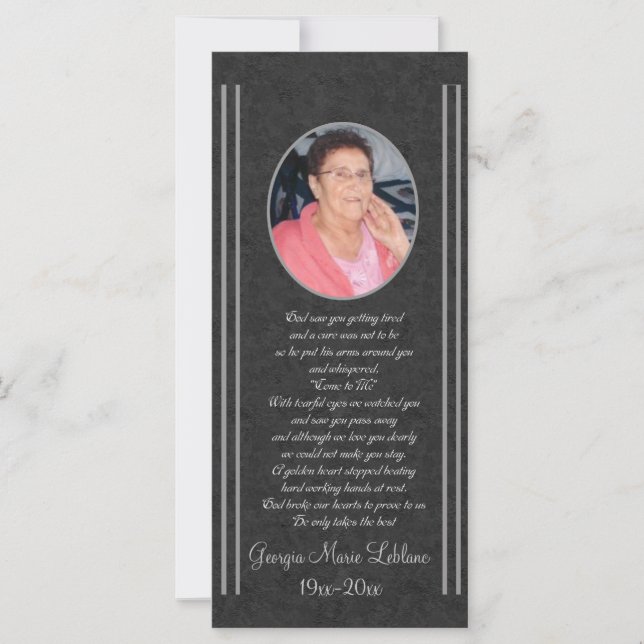 Custom Memorial Keepsakes (Front)