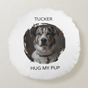 Custom Memorial Pet Pillow Hug My Pup Dog Gift