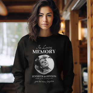 Custom Memorial Photo Funeral Sweatshirt