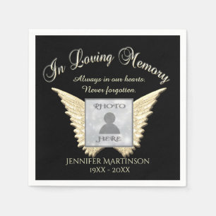 Custom Memorial Template Napkin