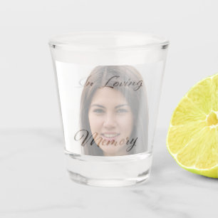 Custom Memorial Tribute – In Loving Memory Keepsak Shot Glass