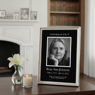 Custom Memorial Welcome Sign with Photo