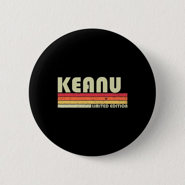 Custom Men Dad Boy Husnd Christmas 80s 90s Style K 2 Inch Round Button (Front)