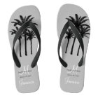 Custom Mens Beach Wedding Flip Flops