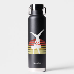Custom Mens Gymnastics Pommel Horse Gymnast Water Bottle