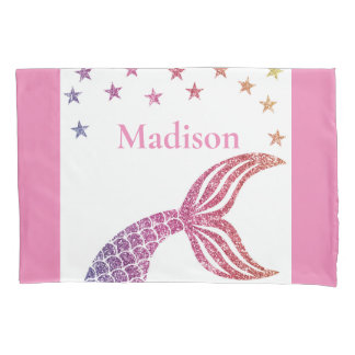 Custom Mermaid Single Pillowcase, Standard Size Pillowcase
