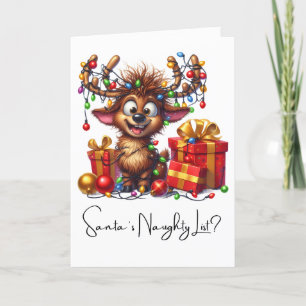Custom Merry Christmas Funny Quotes For Friends  Holiday Card