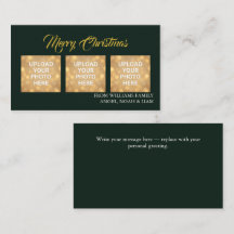 Custom Merry Christmas Photo Card
