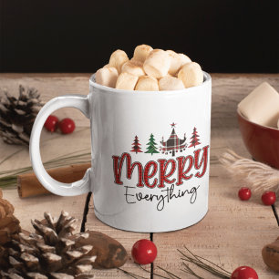 Custom Merry Everything Sublimation Christmas Coffee Mug