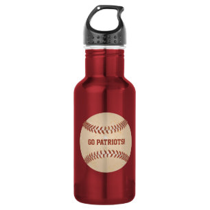 Custom Message Distressed Baseball 532 Ml Water Bottle