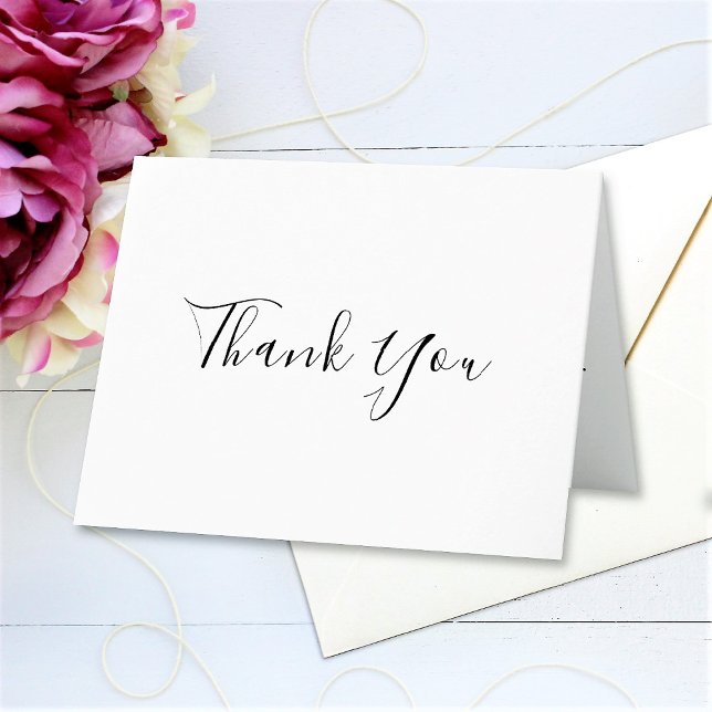 Custom Message Folded Thank You Card (Creator Uploaded)