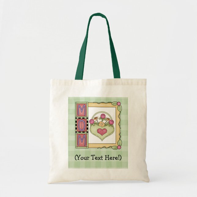 Custom Message Mother's Day Tote Bag (Front)