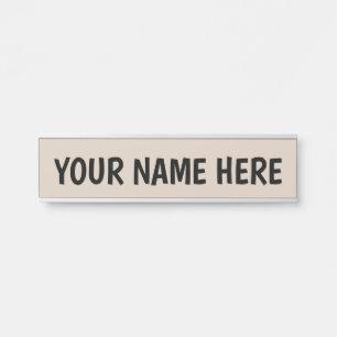 CUSTOM METAL NAME SIGN