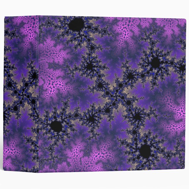 Custom Metallic Purple Speckle Binder (Front/Spine)