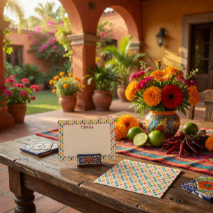 Custom Mexican Cacti Note Card