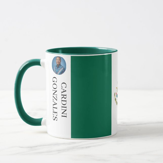 Custom Mexican Pride Heritage Personalized Mug (Gauche)
