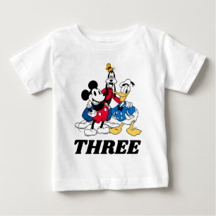 Custom  Mickey and Friends Birthday Baby T-Shirt