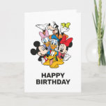 Custom Mickey and Friends Birthday Card<br><div class="desc">Personalize this cute Mickey Mouse and Friends Birthday Card by adding your custom message and child's name!</div>