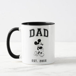 Custom Mickey Mouse Dad with Date Mug