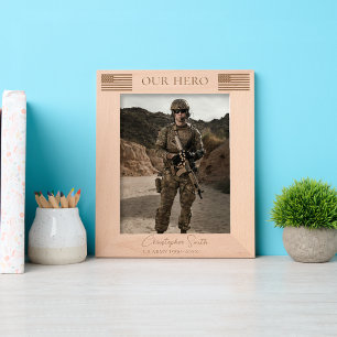 custom Military Retirement - Army, Navy, Air force Etched Frames