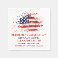 Custom Military Retirement Party