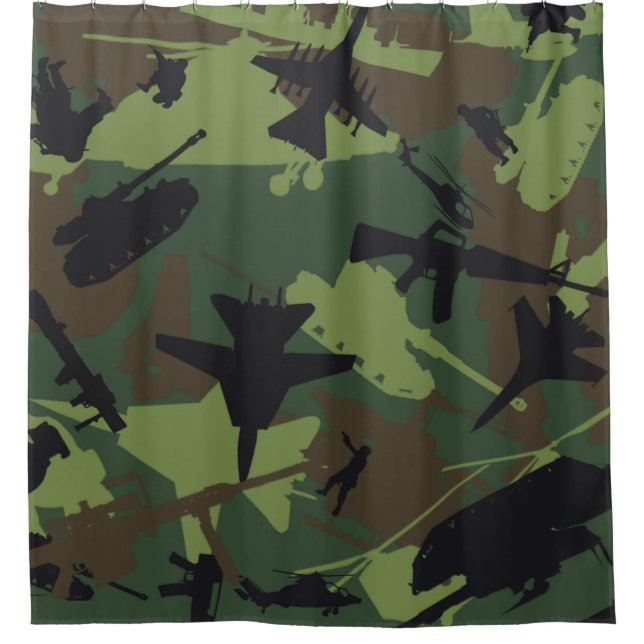 Custom Military Style Camouflage Pattern (Front)