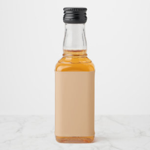 Custom Mini Bottle Label – Warm Sand