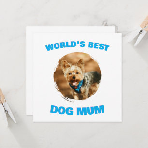 Custom Minimal Best Dog Cat Mom Mum Pet Cute Gift Invitation