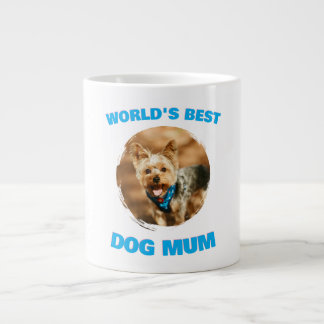 Custom Minimal Best Dog Cat Mom Mum Pet Cute Gift Large Coffee Mug
