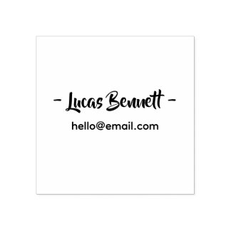 Custom Minimal Name Stamp – Modern Script