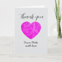 Custom Minimalist Aesthetic Geometric Pink Heart