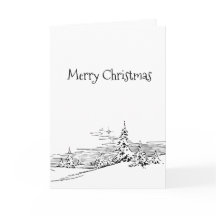Custom Minimalist Christmas Greeting