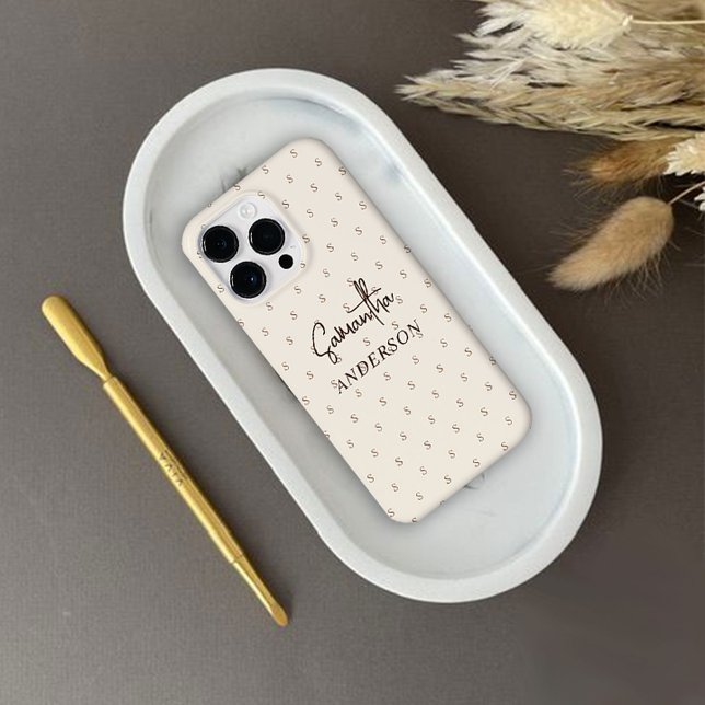 Custom Minimalist Creamy Case-Mate iPhone Case (IPHONE CUSTOM CASE)