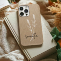Custom Minimalist Floral iPhone Case for Mom & Her