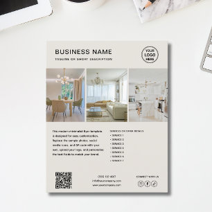 Custom Minimalist Marketing Business Flyer