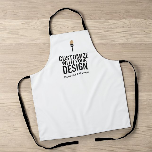 Custom Minimalist Personalized Company Branded  Apron (Creator Uploaded)