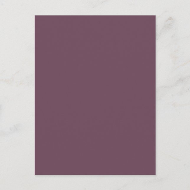 Custom Minimalist Postcard (Front)