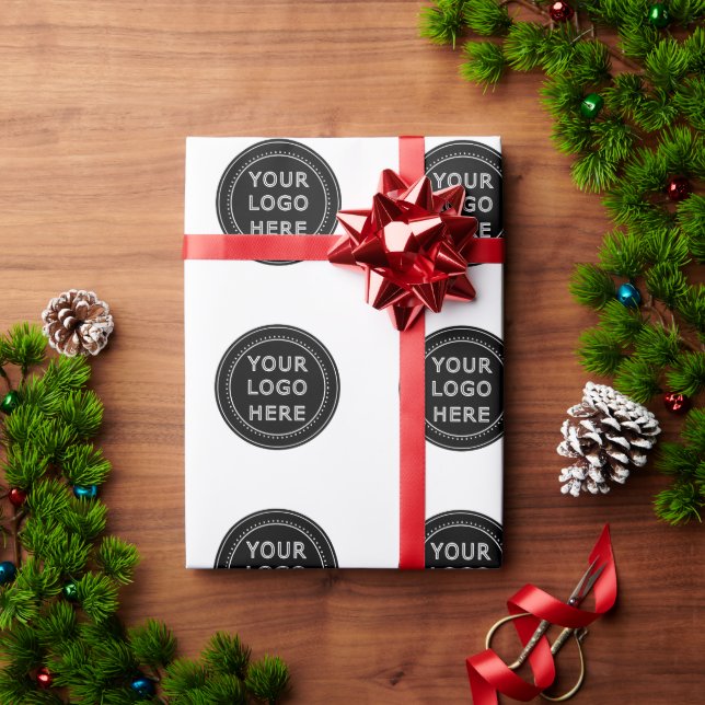  Custom Minimalist, simple & modern Wrapping Paper (Holiday Gift)